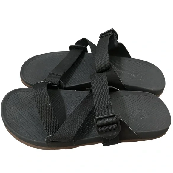 Chaco men’s black lowdown slide on sandals size 10 Men main image 3